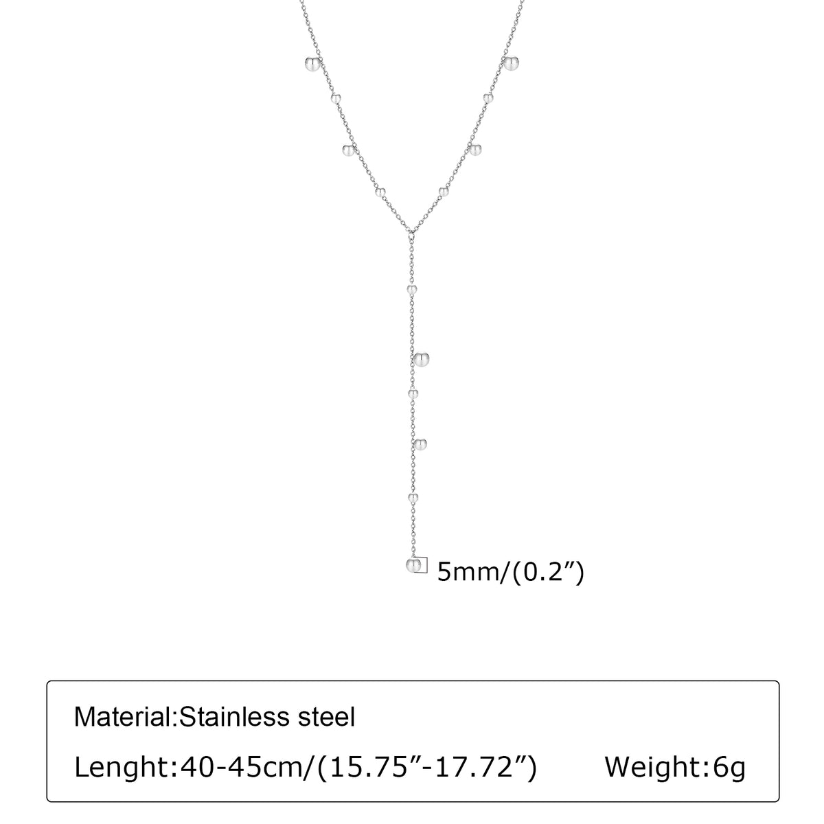 PVD Coated Real Gold Plated  Waterproof Non Tarnish 304 Stainless Steel Pendant Necklace