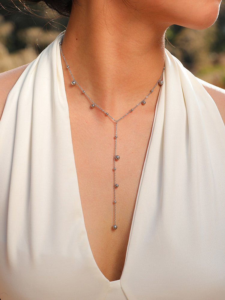 PVD Coated Real Gold Plated  Waterproof Non Tarnish 304 Stainless Steel Pendant Necklace
