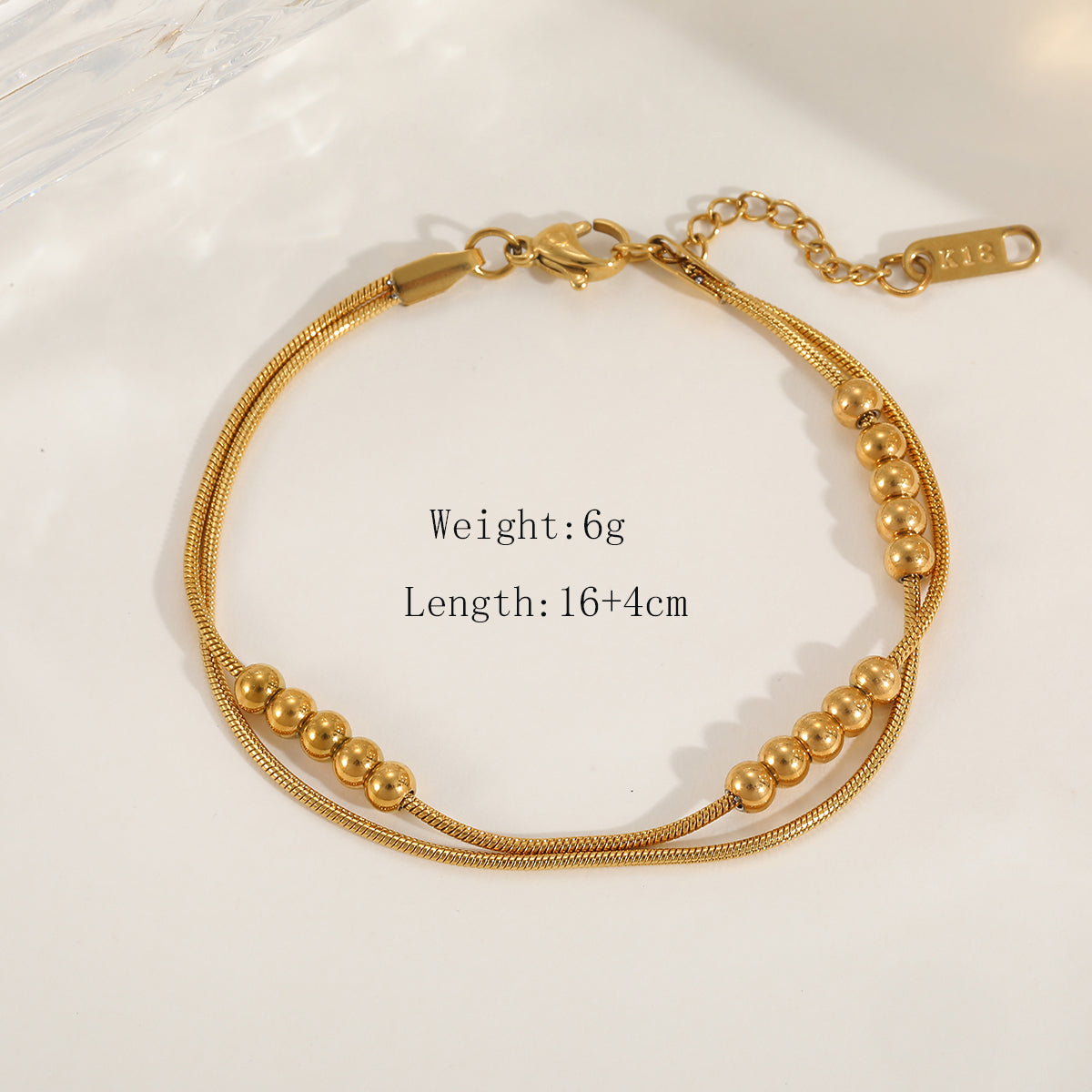 PVD Coated 18K Gold Plated Real Solid Color 304 Stainless Steel Waterproof Non Tarnish Plating Layered Necklaces