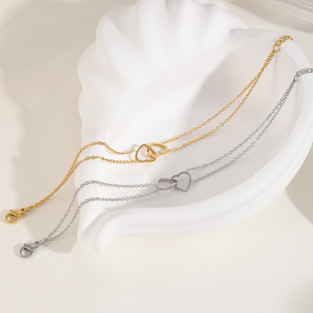 PVD Coated 18K Gold Plated  Non Tarnish 304 Stainless Steel Necklace